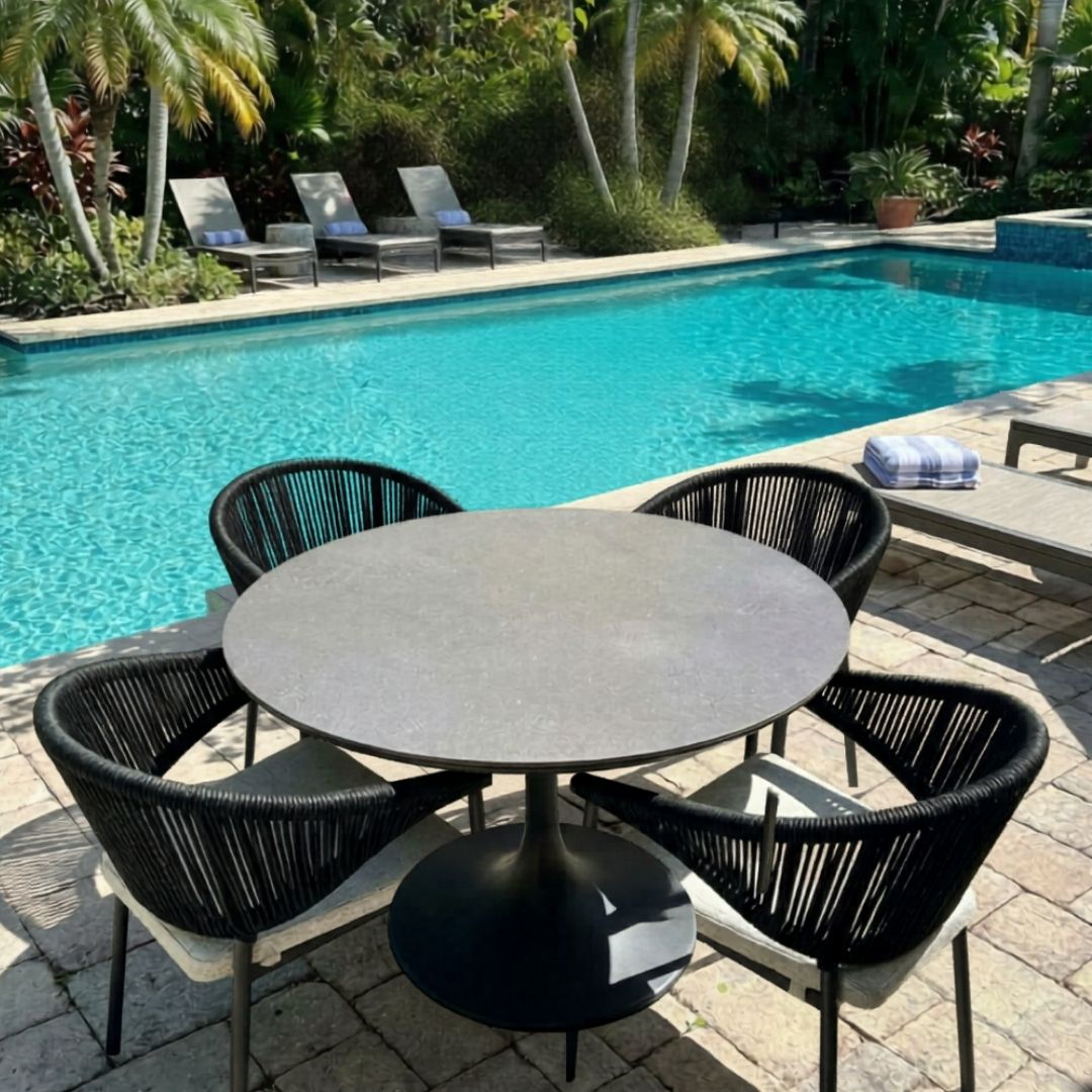 Esperance-Tulip 5-piece Round Dining Setting